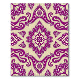 Purple Ornate Persian Motif Area Rug