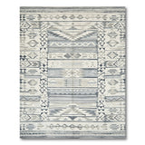 Grey Heritage Tribal Woven Area Rug