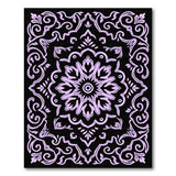 Purple Intricate Purple Mandala Area Rug