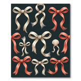 Coral Ivory Fringed Bows Seashell Rug