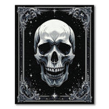 Ornate Gothic Skull Area Rug