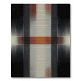 Modern Halftone Cross Geometric Area Rug