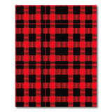 Black Buffalo Plaid Rustic Farmhouse Bold Red Black Buffalo Plaid Area Rug
