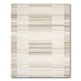 Geometric Modern Beige Geometric Striped Area Rug