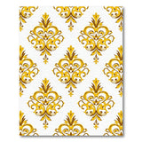 Regal Gold Damask Area Rug