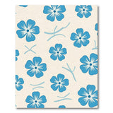 Blue Hydrangea Floral Area Rug