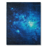 Nebula Galaxy Blue Teal Area Rug
