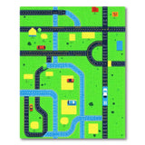 Kids Cartoon City Roads Play Rug