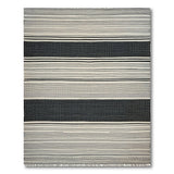 Striped Black and White Bold Black White Striped Geometric Area Rug