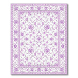 Purple Peony Persian Area Rug