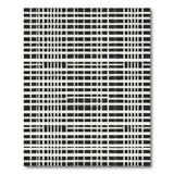 Black White Textured Grid Woven Rug