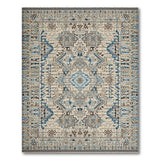 Intricate Blue Persian Traditional Persian Area Rug