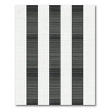 Bold Vertical Stripe Black and White Bold Black White Vertical Stripe Area Rug