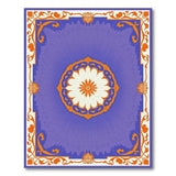 Traditional Persian Royal Purple Persian Medallion Area Rug