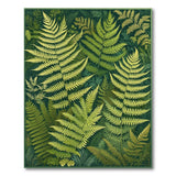 Lush Fern Canopy Green Area Rug