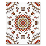 Boho Mandala Floral Area Rug