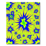 Multi-color and Patterns Vibrant Starburst Geometric Area Rug