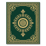 Green Emerald Green Ornate Persian Area Rug