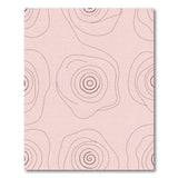 Abstract Area Pink Abstract Swirl Area Rug