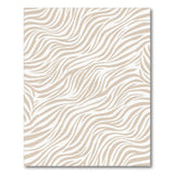 Beige Abstract Wave No. 13 Area Rug