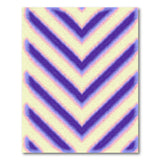 Purple Ombre Chevron Area Rug