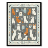 Grey Fox and Owl Kids Area Rug