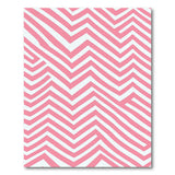 Pink Pink Chevron Zigzag Area Rug
