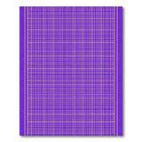 Purple Gold Grid Geometric Area Rug
