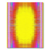 Solar Burst Multi-Color Geometric Area Rug