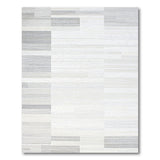 Grey Geometric Modern Grey Geometric Block Area Rug