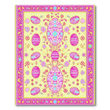 Whimsical Easter Egg Multi-Color Area Rug