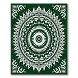 Emerald Mandala Area Rug