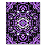 Heritage Tribal Purple Mandala Heritage Tribal Area Rug
