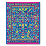 Vibrant Multi-Color Persian Geometric Rug