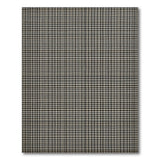 Black and White Geometric Modern Bold Black White Plaid Check Area Rug