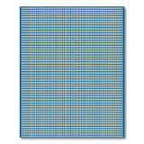 Blue Ivory Diamond Grid Area Rug