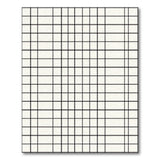 Minimalist Black White Grid Area Rug