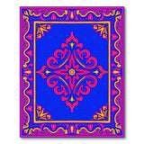 Royal Blue Persian Medallion Rug
