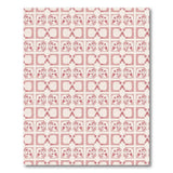 Geometric Modern Pink Blush Pink Geometric Grid Area Rug