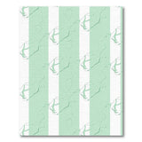 Mint Green Striped Abstract Organic Area Rug