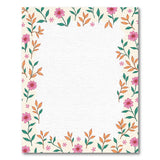 Multi-color and Patterns Pink Floral Border Area Rug