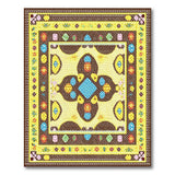 Vibrant Multi-Color Geometric Tribal Area Rug