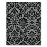 Elegant Floral Vintage Elegant Grey Damask Floral Area Rug