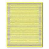 Geometric Modern Vibrant Yellow Geometric Stripe Area Rug