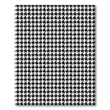 Black White Houndstooth Distressed Vintage Area Rug
