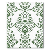 Elegant Green Persian Motif Area Rug