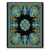 Blue Gold Persian Area Rug