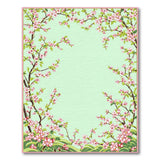 Cherry Blossom Light Green Area Rug