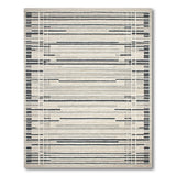 Geometric Modern Grey Modern Grey Geometric Stripe Area Rug
