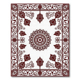 Red Ornate Traditional Persian Red Area Rug